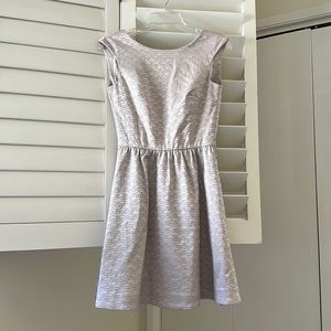 H&M~ cream shimmer sleeveless dress~ size US 2